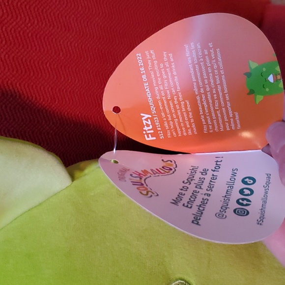 NWT 12” Fitzy the Goblin Drinking Pumpkin Spice Latte Halloween Squishmallow - Picture 2 of 3